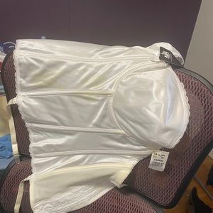 Bustier with garter straps